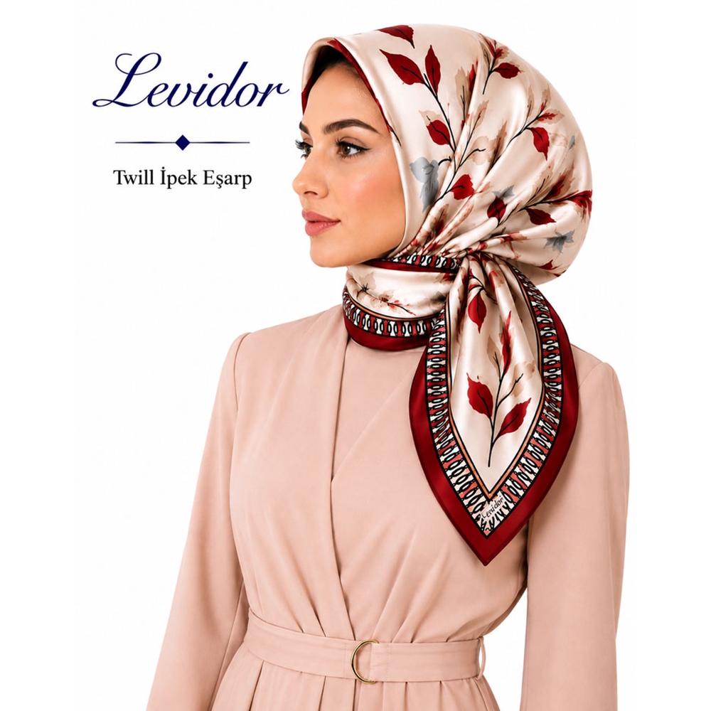 Levidor Twill İpek Eşarp 2199