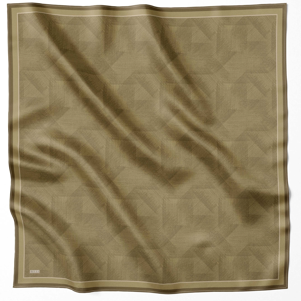 Belli Twill Saf İpek Eşarp - 2025-2026 Sonbahar-Kış 4201D (T)