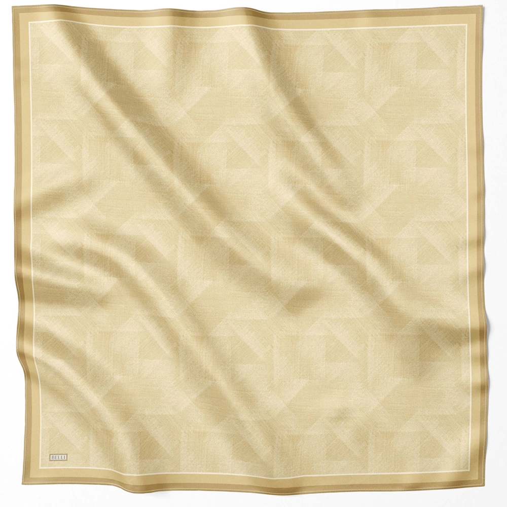 Belli Twill Saf İpek Eşarp - 2025-2026 Sonbahar-Kış 4201D (T)