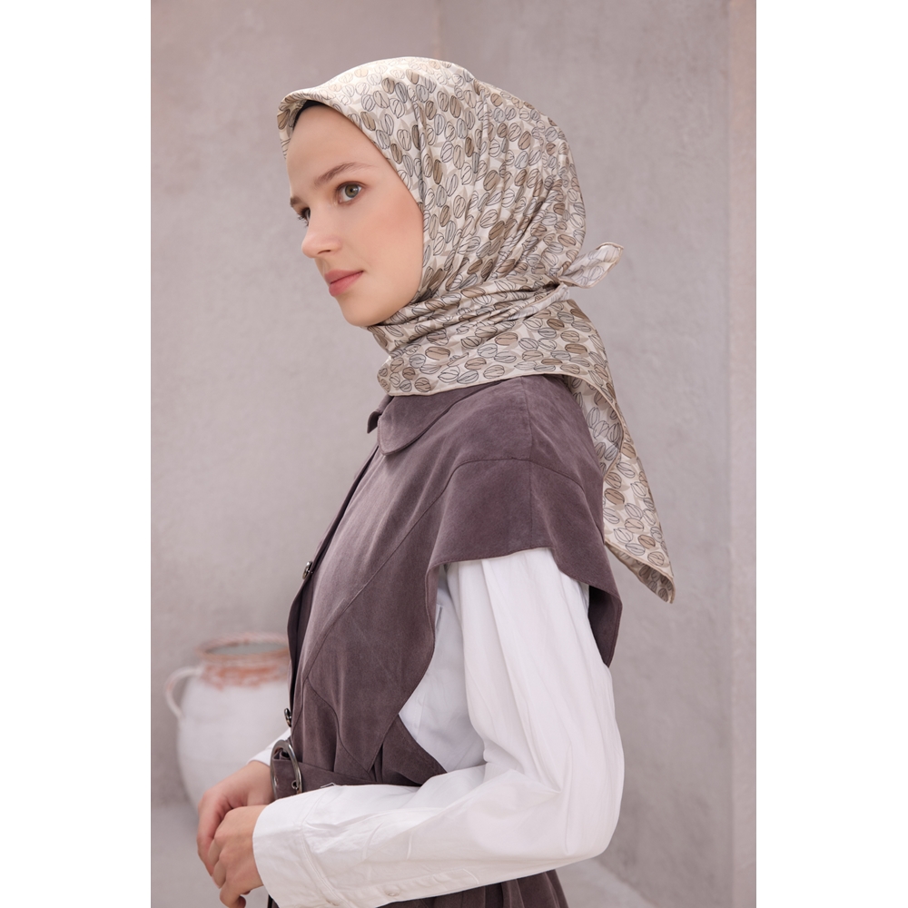 Belli Twill Saf İpek Eşarp - 2025-2026 Sonbahar-Kış 4204D (T)