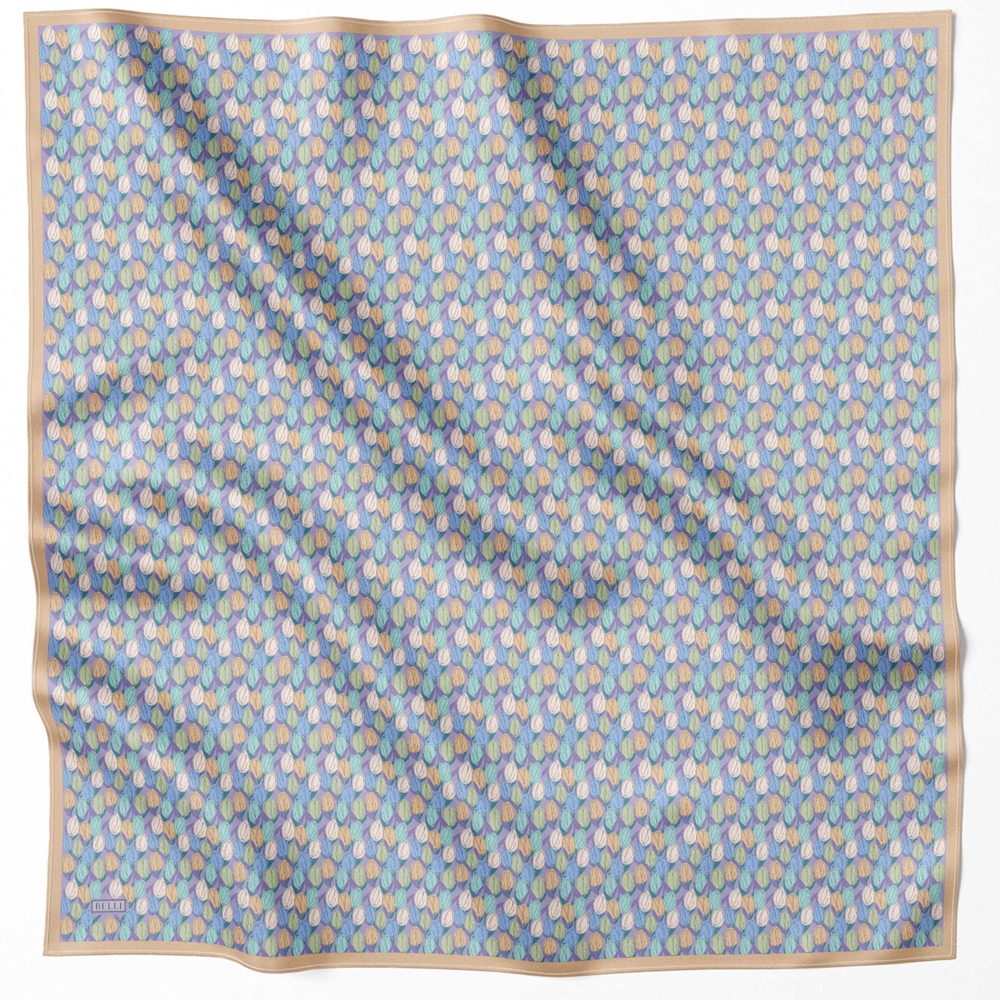 Belli Twill Saf İpek Eşarp - 2025-2026 Sonbahar-Kış 4204D (T)