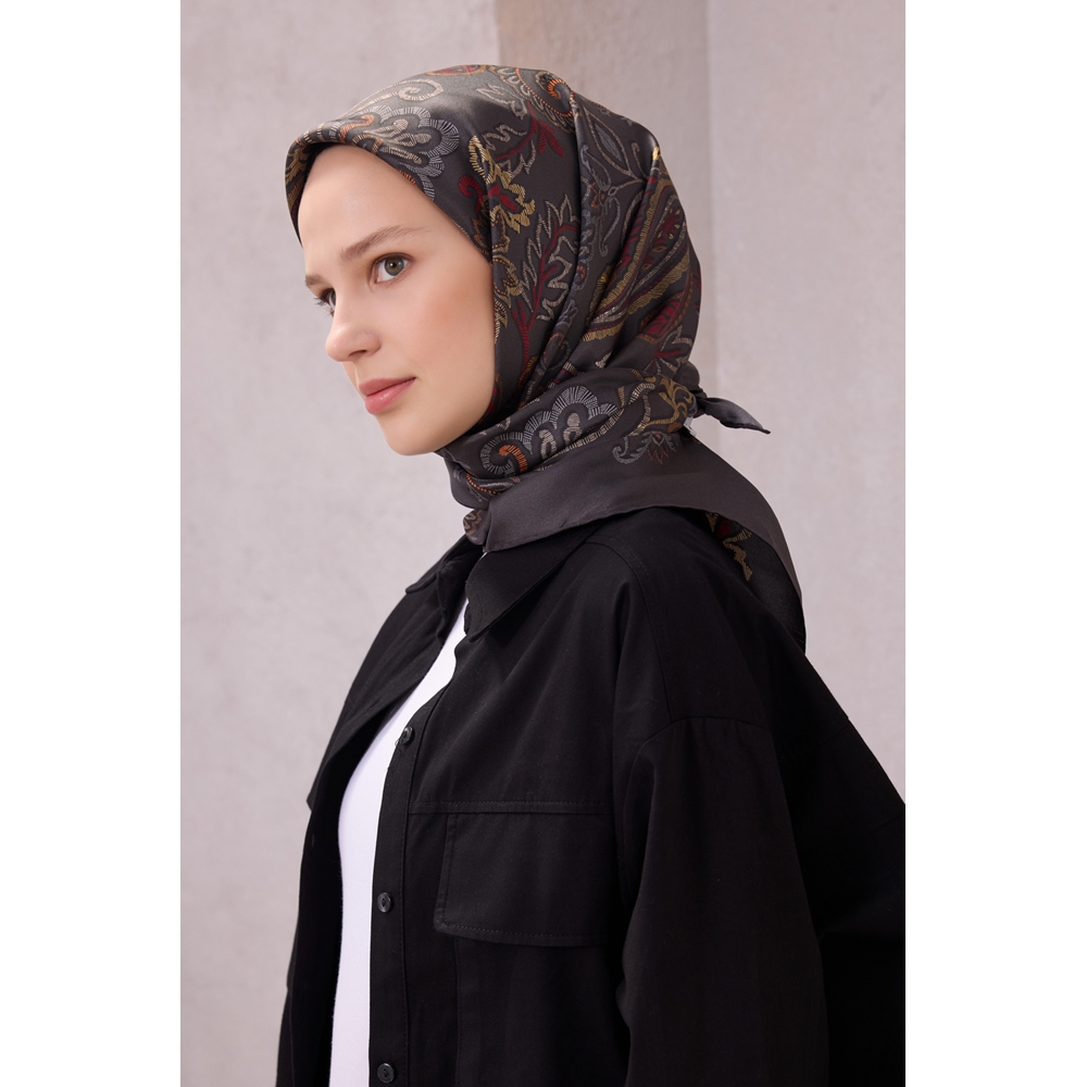 Belli Twill Saf İpek Eşarp - 2025-2026 Sonbahar-Kış 4207D (T)