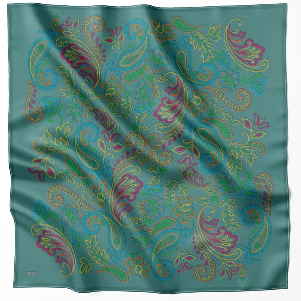 Belli Twill Saf İpek Eşarp - 2025-2026 Sonbahar-Kış 4207D (T)