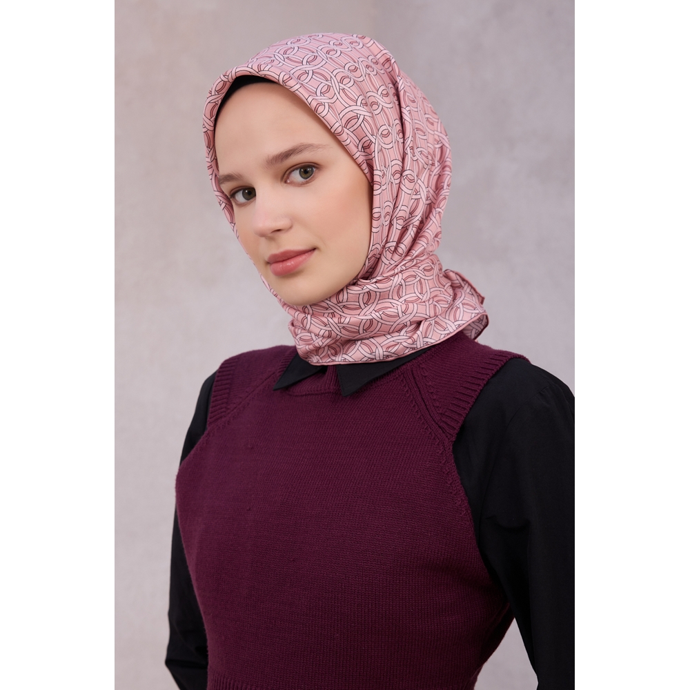 Belli Twill Saf İpek Eşarp - 2025-2026 Sonbahar-Kış 4215D (T)