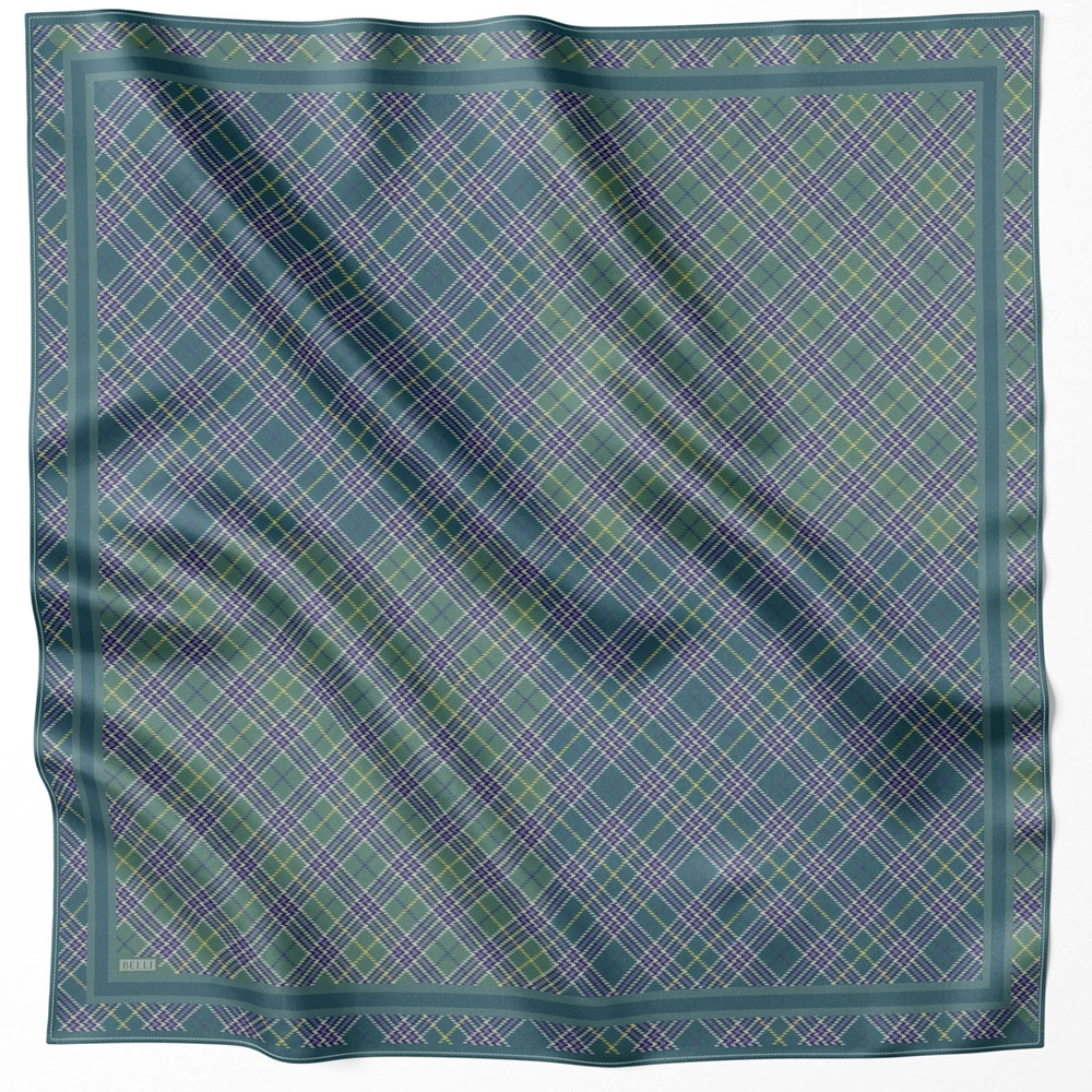 Belli Twill Nostalji Saf İpek Eşarp 4218D (T)