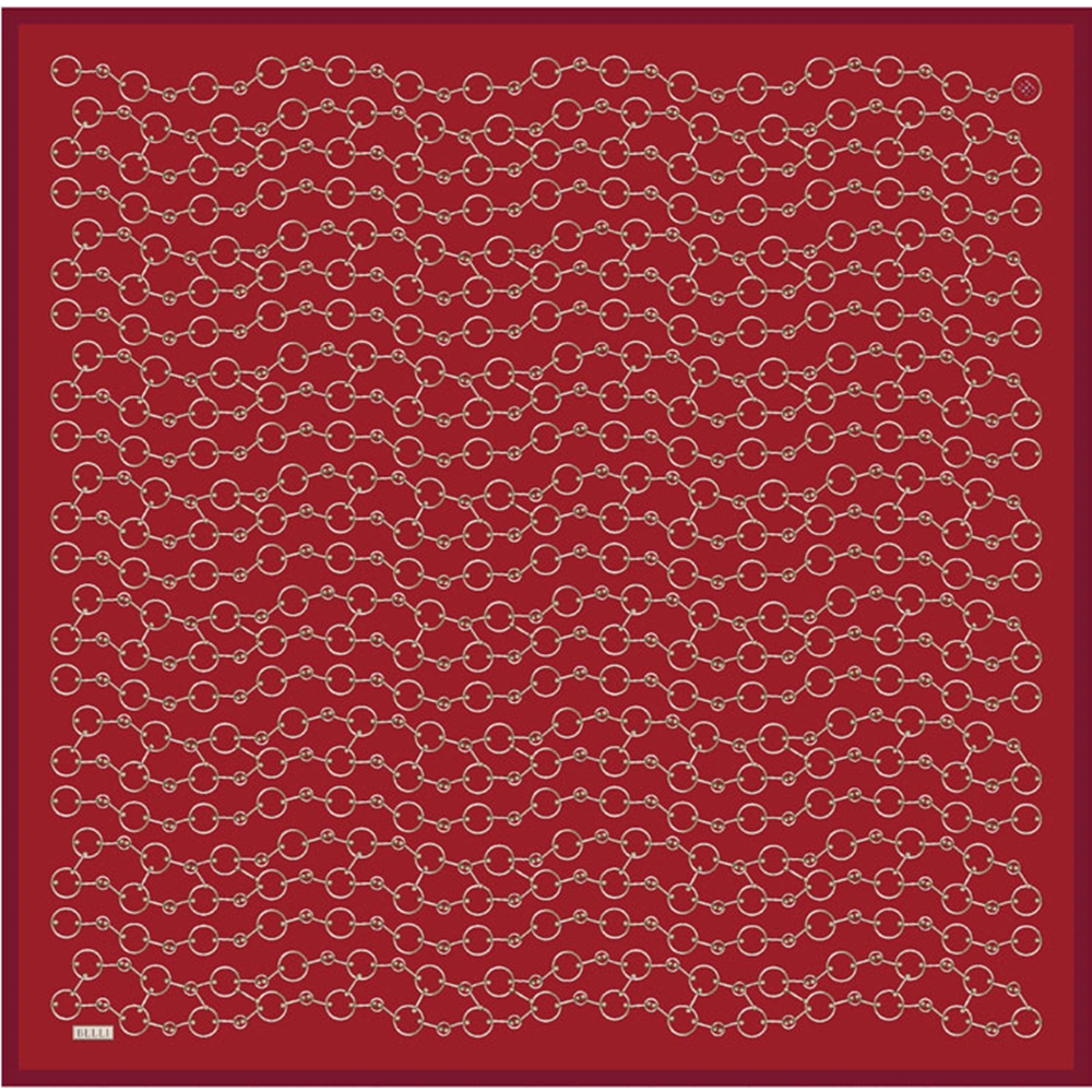 Belli Twill Saf İpek Eşarp 2025 Yaz Sezonu 4109D (T) - Renk-01