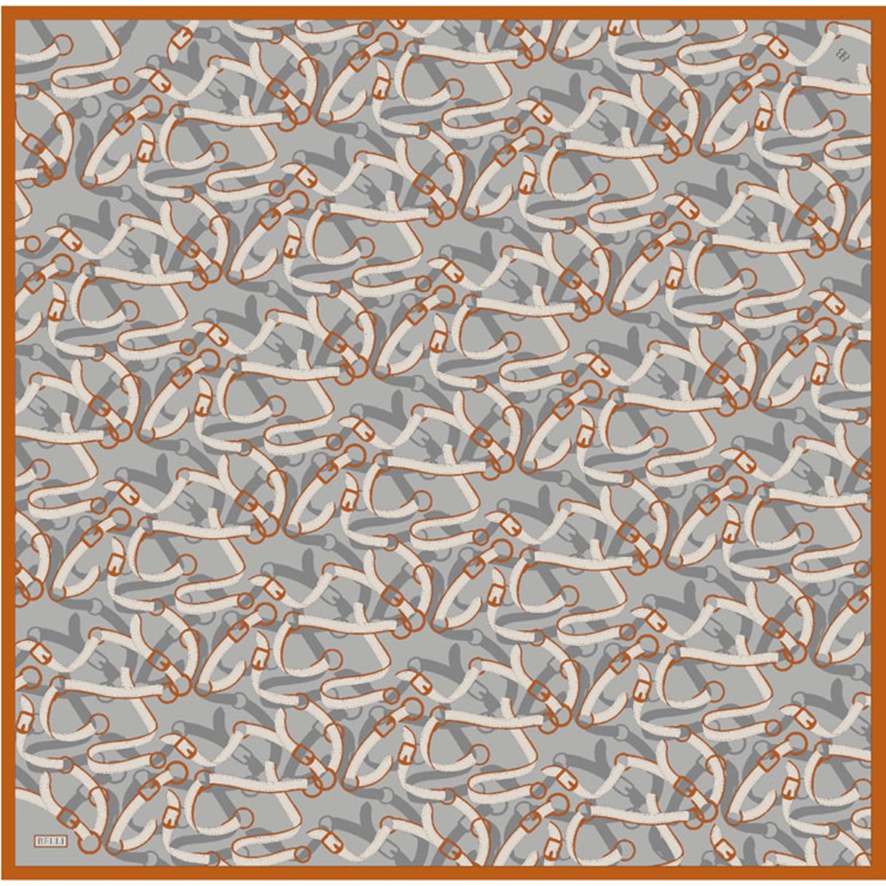 Belli Twill Saf İpek Eşarp 2025 Yaz Sezonu 4125D (T) - Renk-31