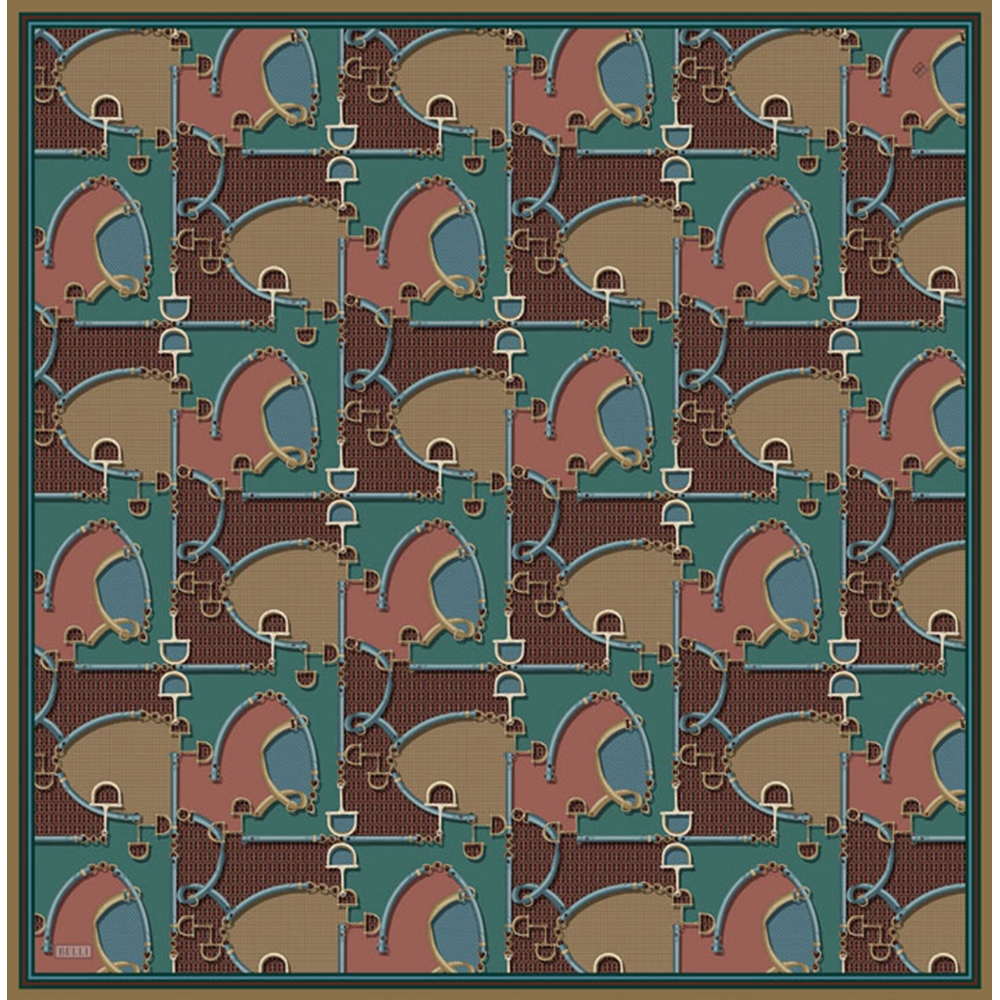 Belli Twill Saf İpek Eşarp - 2026-2027 Sonbahar-Kış 4400D (T)