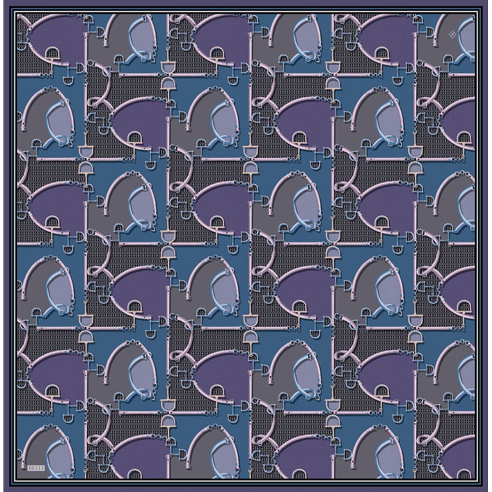 Belli Twill Saf İpek Eşarp - 2026-2027 Sonbahar-Kış 4400D (T)
