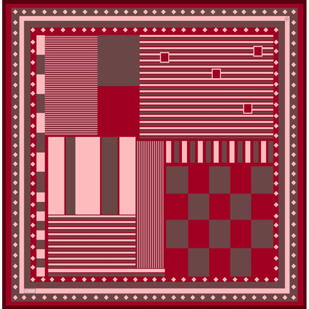 Belli Twill Saf İpek Eşarp - 2026-2027 Sonbahar-Kış 4401D (T)