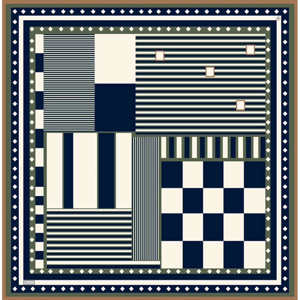Belli Twill Saf İpek Eşarp - 2026-2027 Sonbahar-Kış 4401D (T)