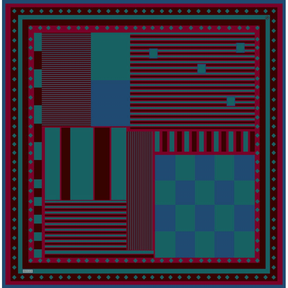 Belli Twill Saf İpek Eşarp - 2026-2027 Sonbahar-Kış 4401D (T)