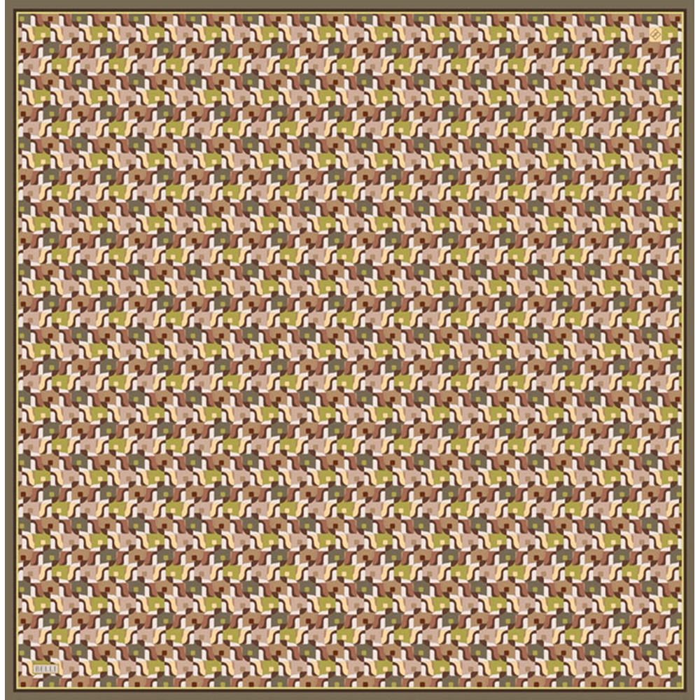 Belli Twill Saf İpek Eşarp - 2026-2027 Sonbahar-Kış 4402D (T)
