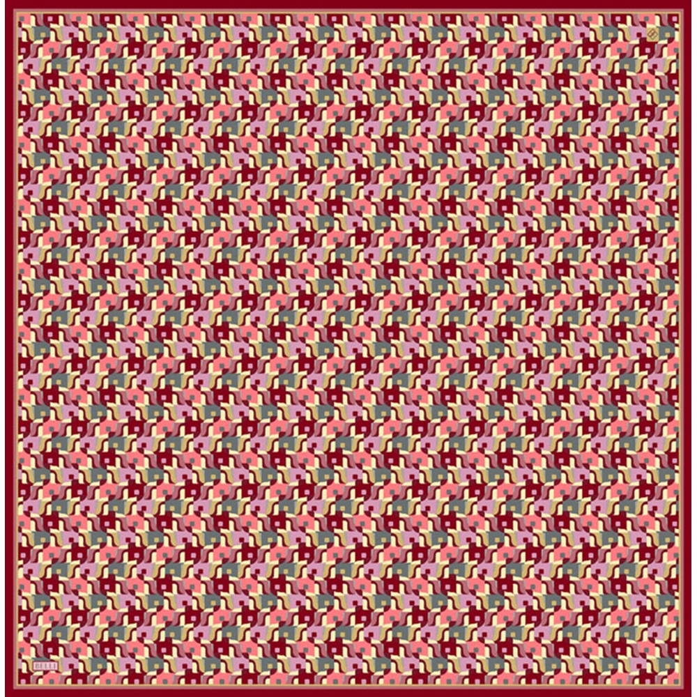 Belli Twill Saf İpek Eşarp - 2026-2027 Sonbahar-Kış 4402D (T)