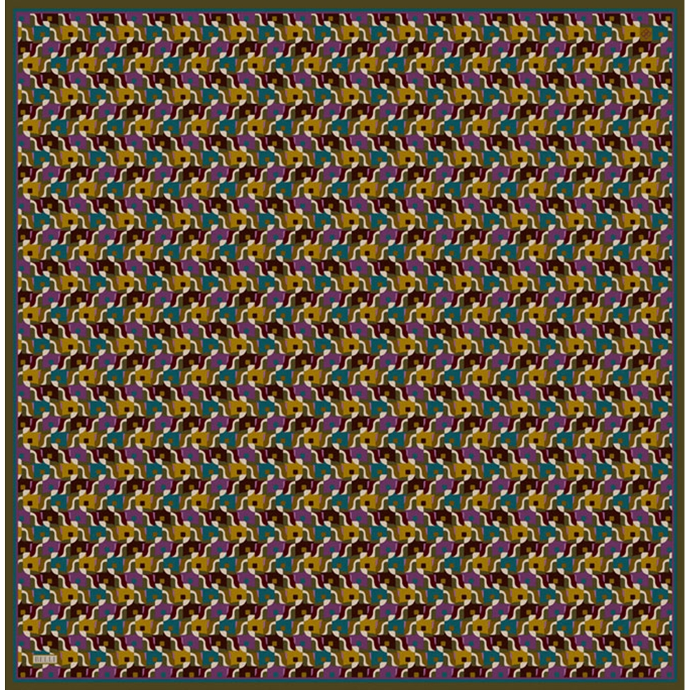 Belli Twill Saf İpek Eşarp - 2026-2027 Sonbahar-Kış 4402D (T)
