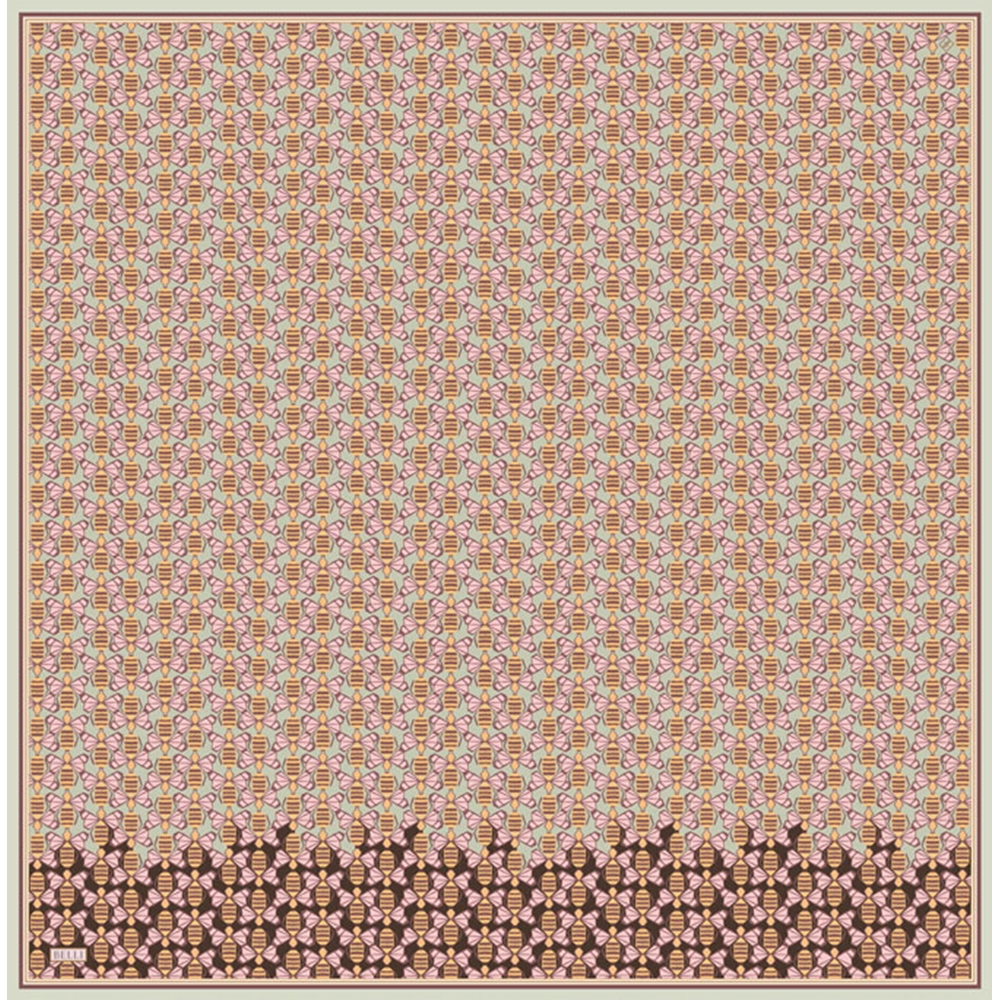 Belli Twill Saf İpek Eşarp - 2026-2027 Sonbahar-Kış 4403D (T)