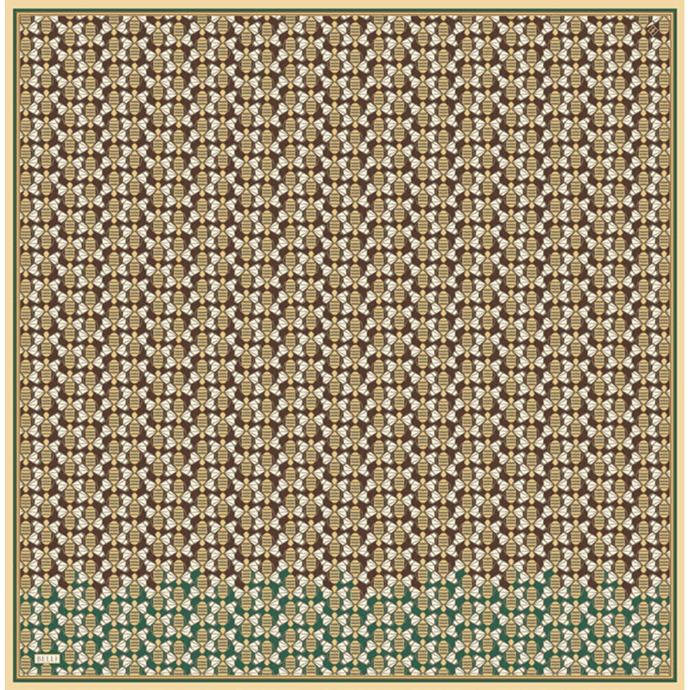 Belli Twill Saf İpek Eşarp - 2026-2027 Sonbahar-Kış 4403D (T)
