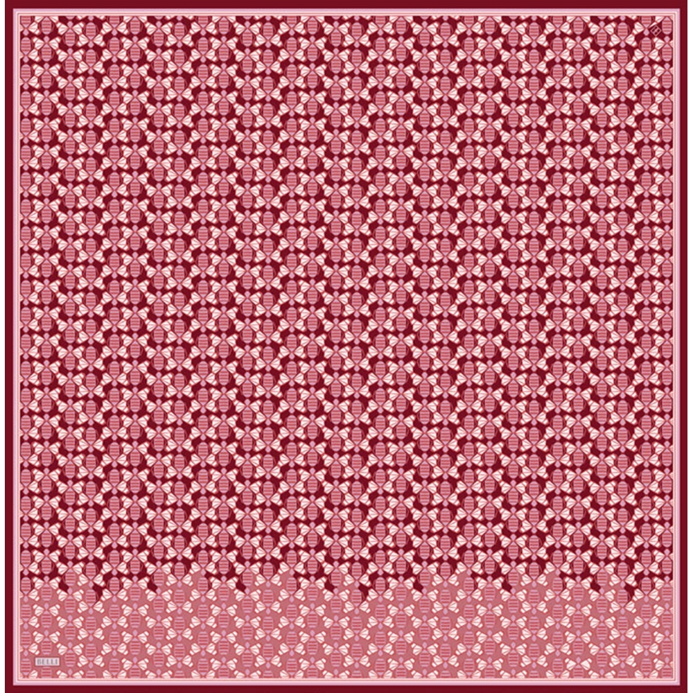 Belli Twill Saf İpek Eşarp - 2026-2027 Sonbahar-Kış 4403D (T)