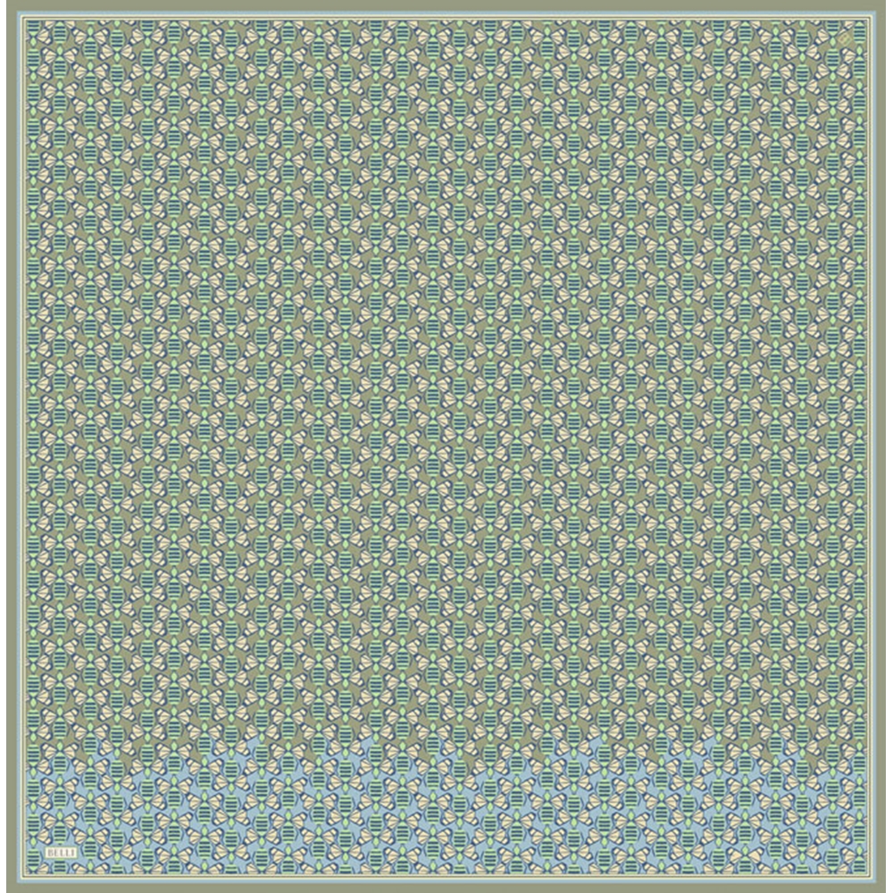 Belli Twill Saf İpek Eşarp - 2026-2027 Sonbahar-Kış 4403D (T)