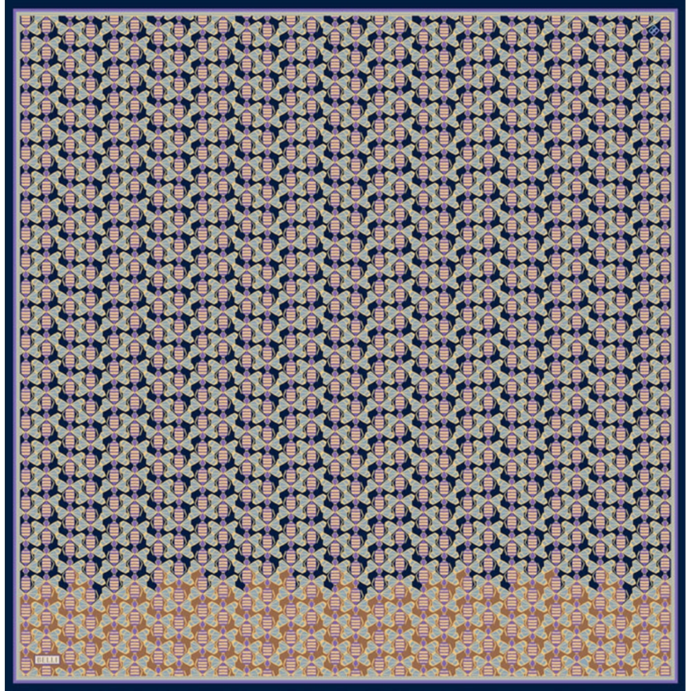 Belli Twill Saf İpek Eşarp - 2026-2027 Sonbahar-Kış 4403D (T)