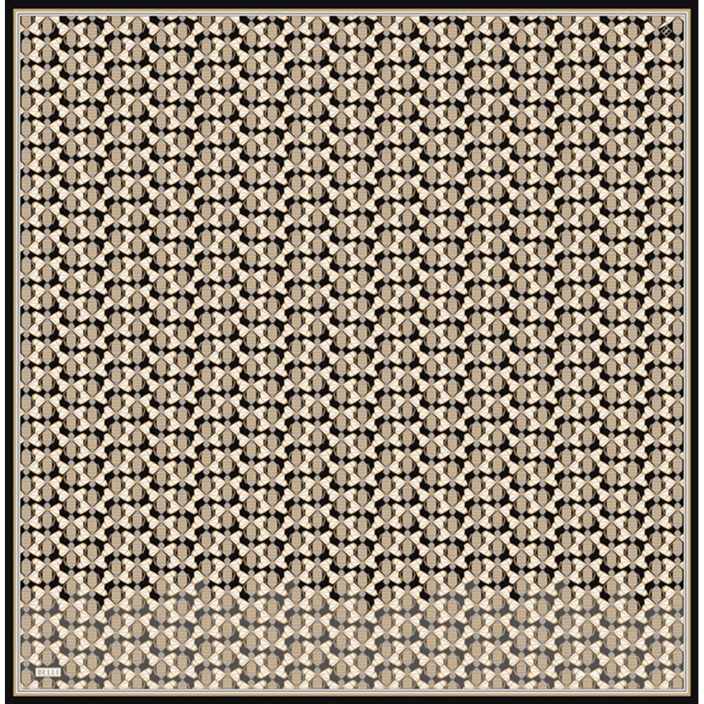 Belli Twill Saf İpek Eşarp - 2026-2027 Sonbahar-Kış 4403D (T)