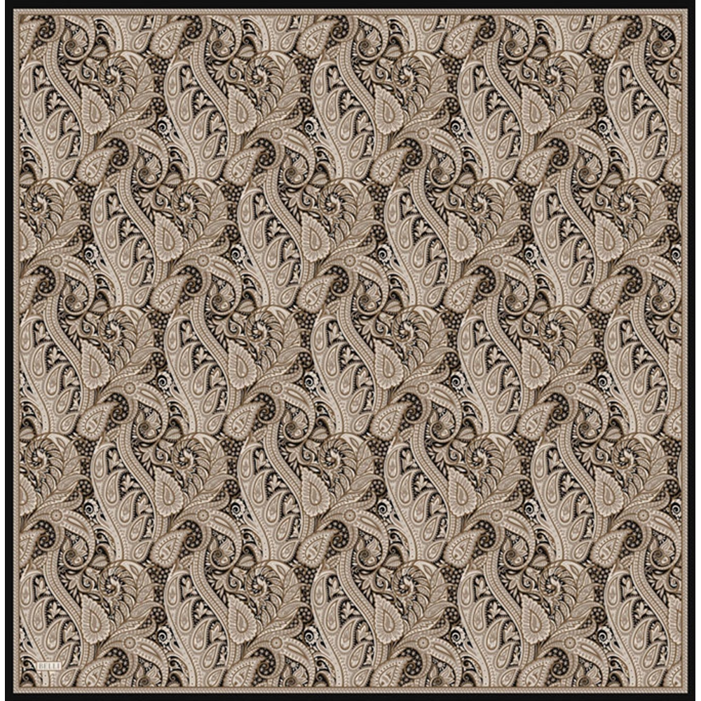 Belli Twill Saf İpek Eşarp - 2026-2027 Sonbahar-Kış 4404D (T)
