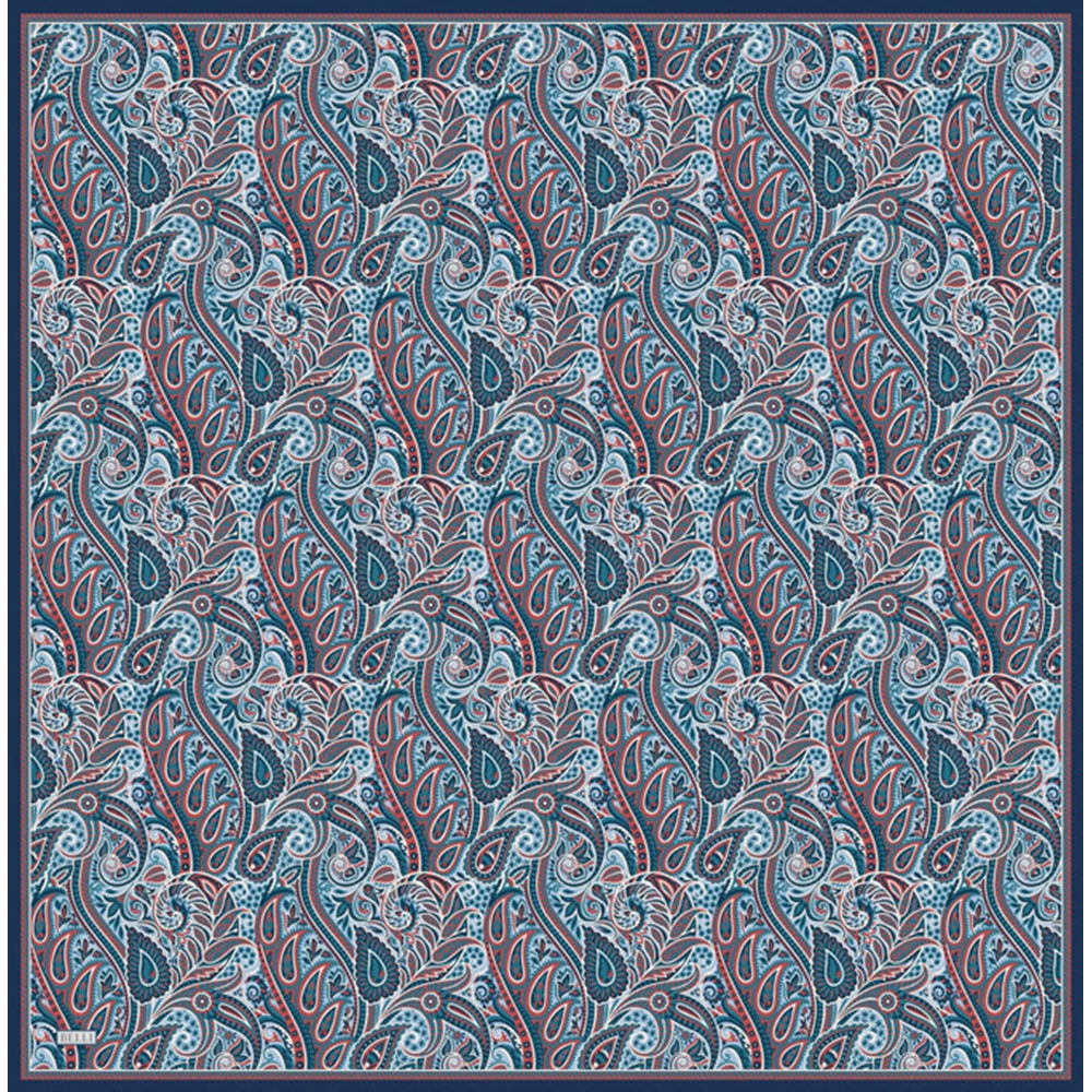 Belli Twill Saf İpek Eşarp - 2026-2027 Sonbahar-Kış 4404D (T)