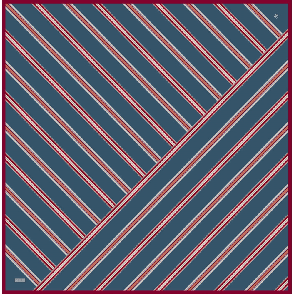 Belli Twill Saf İpek Eşarp - 2026-2027 Sonbahar-Kış 4405D (T)