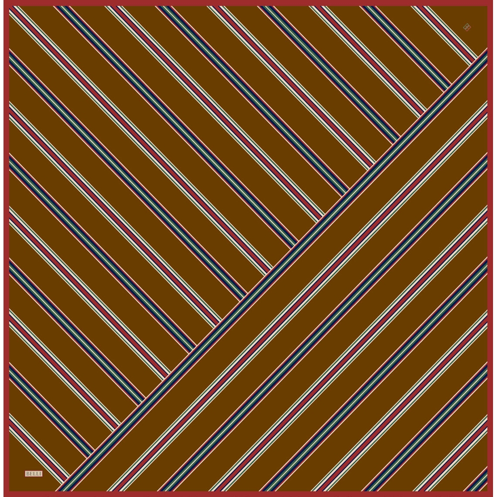 Belli Twill Saf İpek Eşarp - 2026-2027 Sonbahar-Kış 4405D (T)