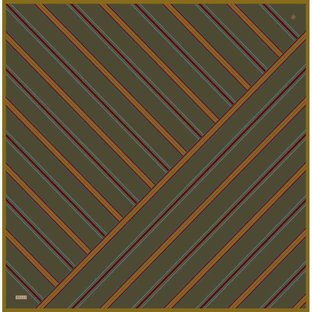 Belli Twill Saf İpek Eşarp - 2026-2027 Sonbahar-Kış 4405D (T)