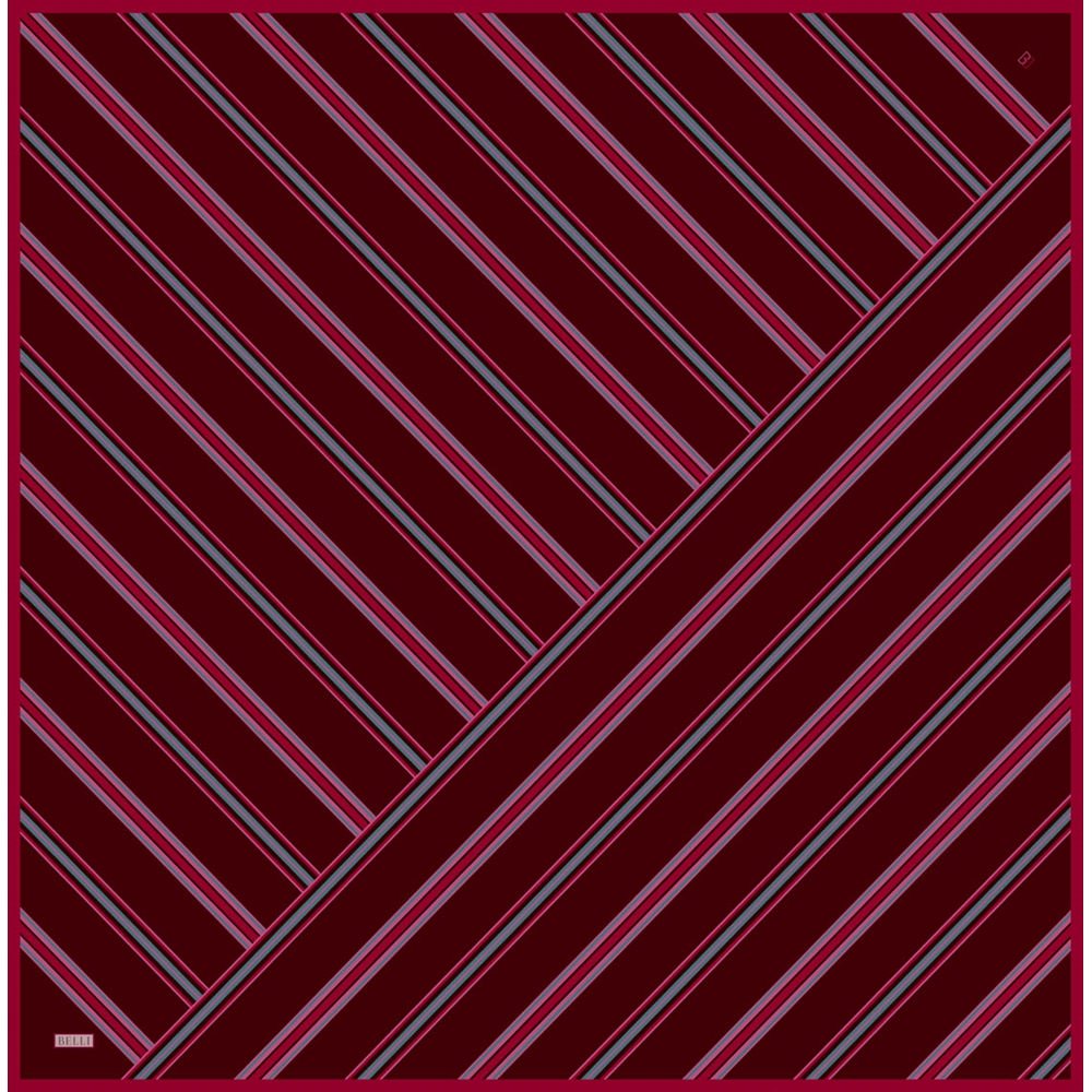 Belli Twill Saf İpek Eşarp - 2026-2027 Sonbahar-Kış 4405D (T)