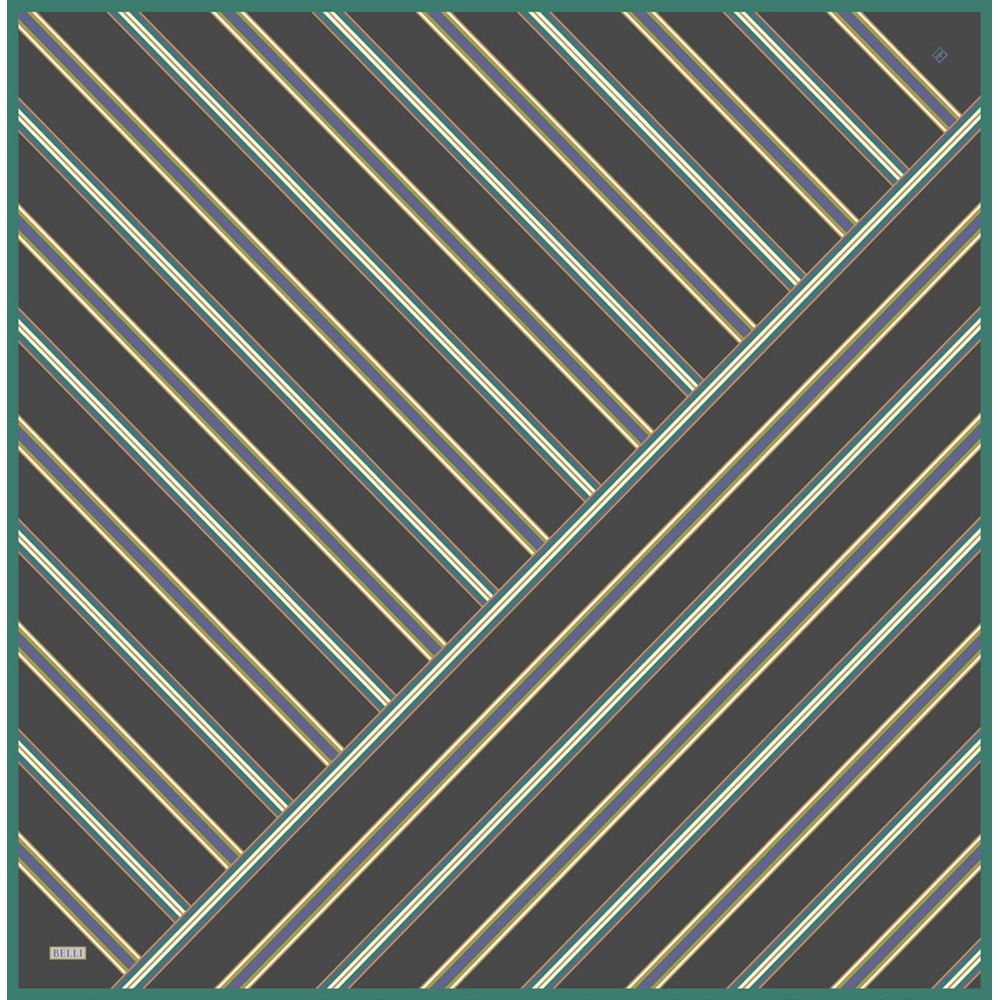 Belli Twill Saf İpek Eşarp - 2026-2027 Sonbahar-Kış 4405D (T)