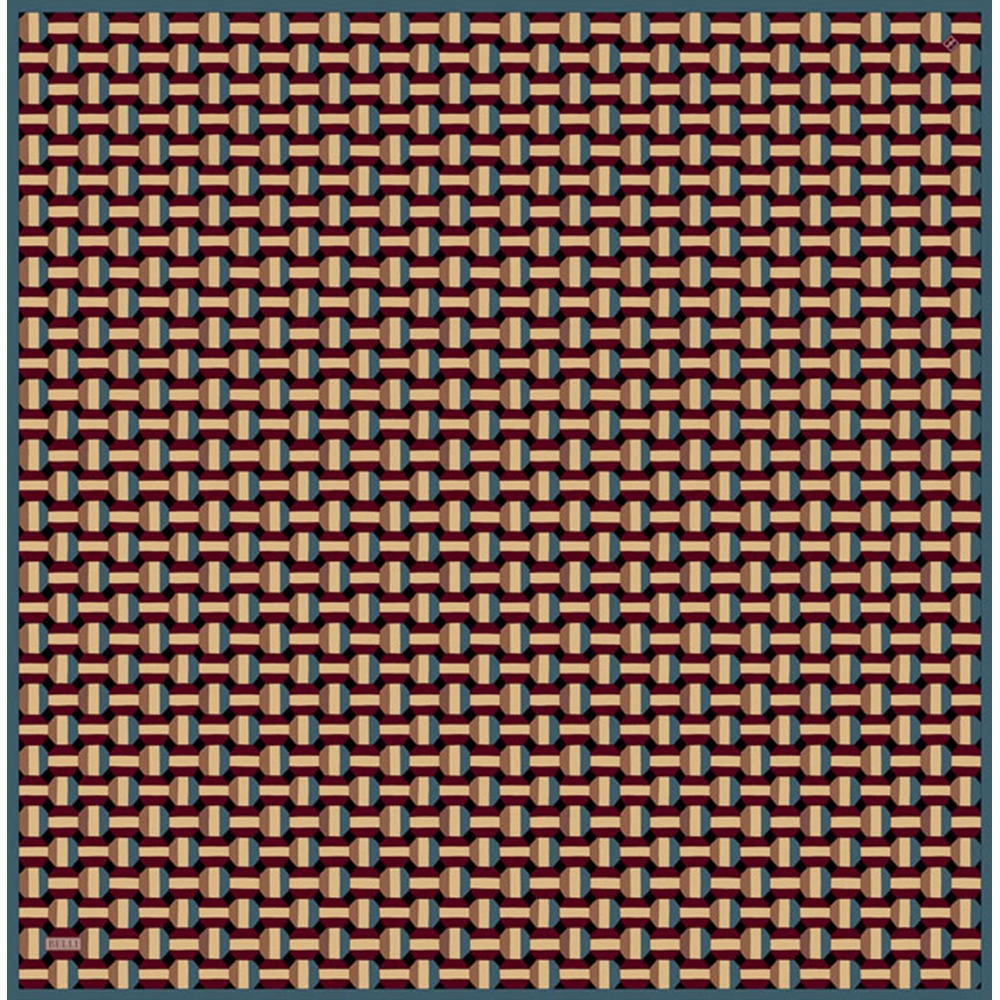 Belli Twill Saf İpek Eşarp - 2026-2027 Sonbahar-Kış 4407D (T)