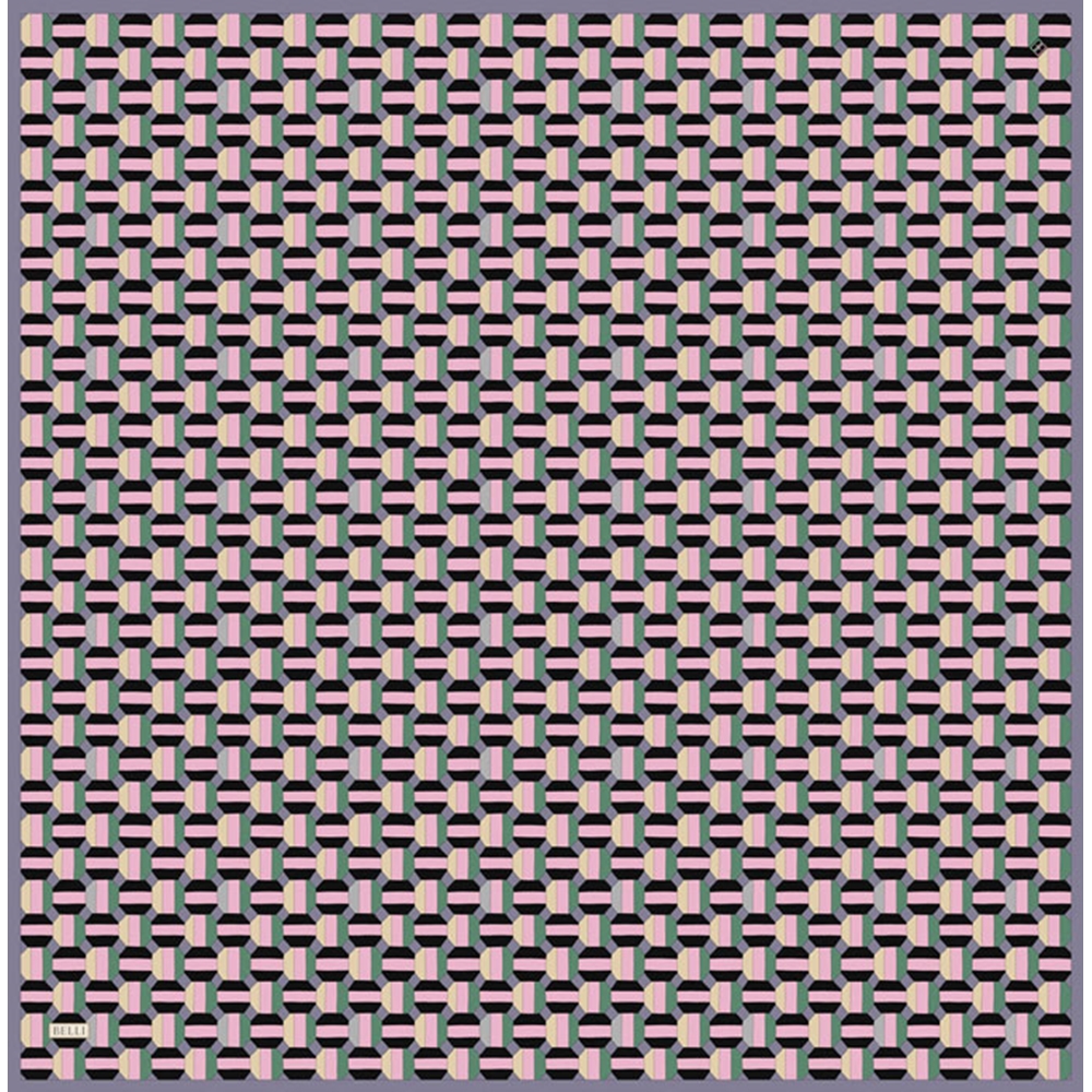 Belli Twill Saf İpek Eşarp - 2026-2027 Sonbahar-Kış 4407D (T)