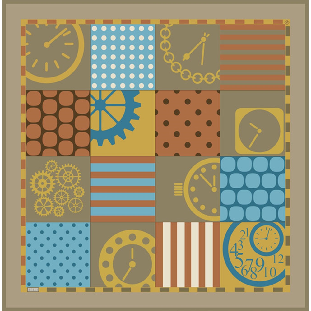 Belli Twill Saf İpek Eşarp - 2026-2027 Sonbahar-Kış 4409D (T)