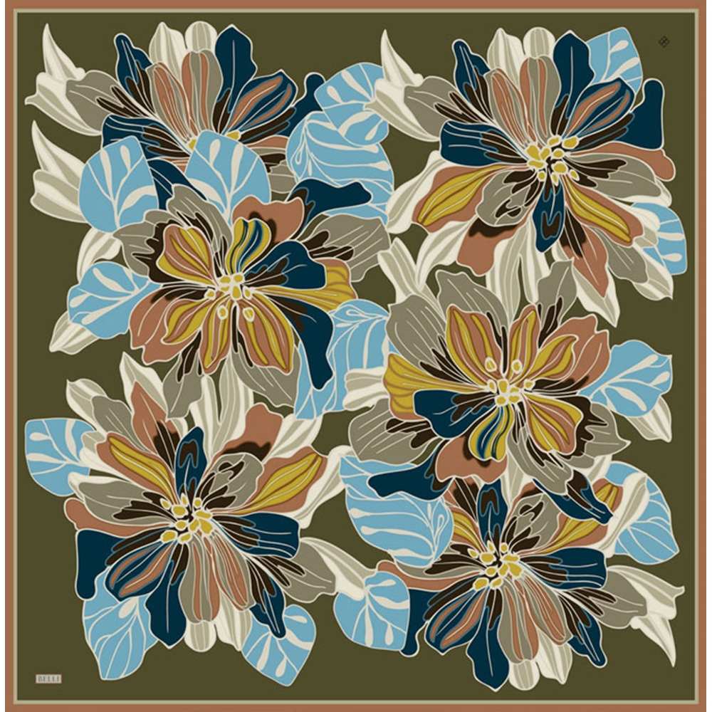 Belli Twill Saf İpek Eşarp - 2026-2027 Sonbahar-Kış 4413D (T)