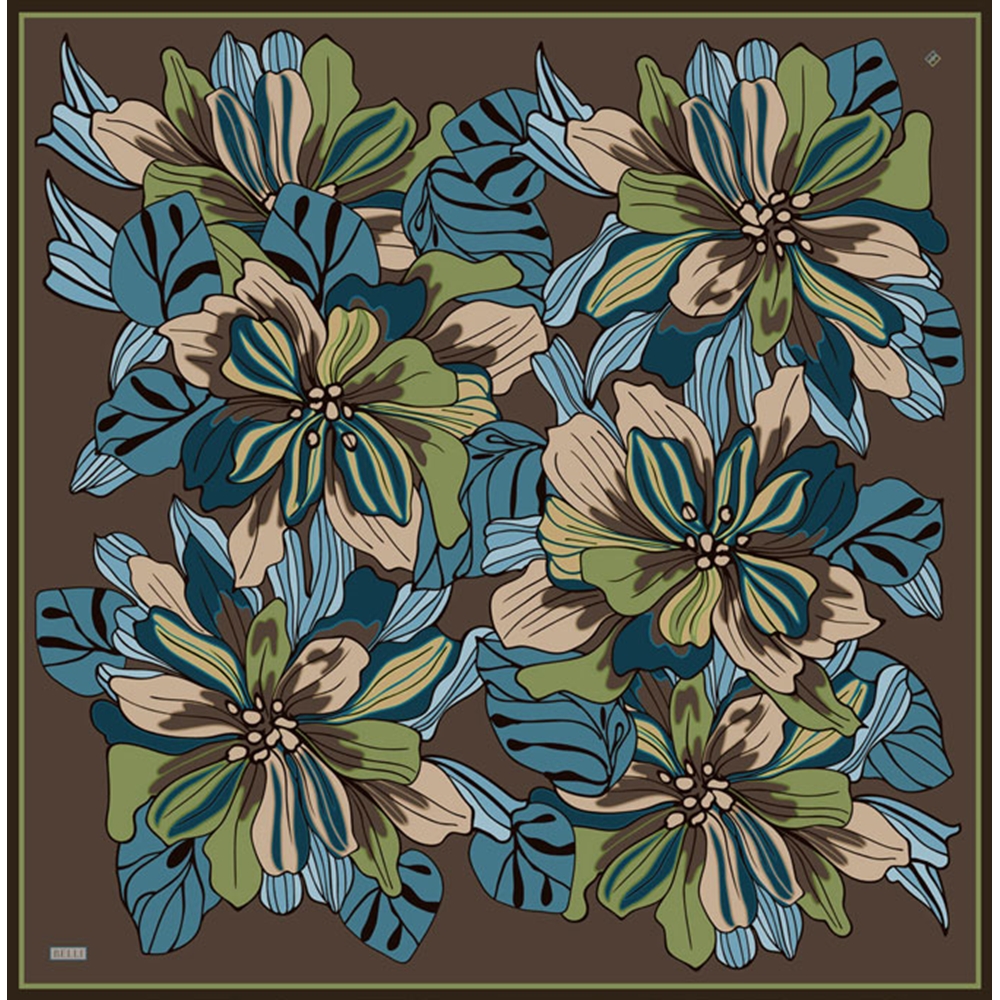 Belli Twill Saf İpek Eşarp - 2026-2027 Sonbahar-Kış 4413D (T)
