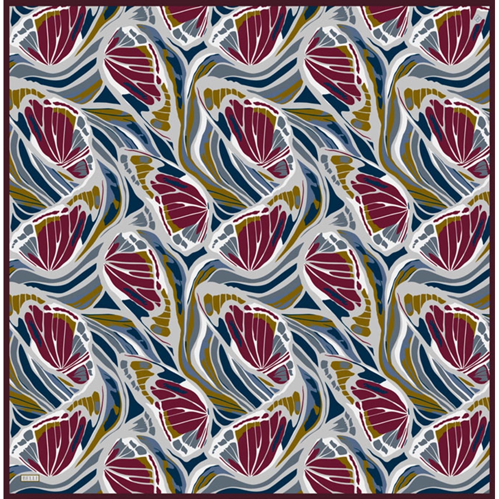 Belli Twill Saf İpek Eşarp - 2026-2027 Sonbahar-Kış 4417D (T)