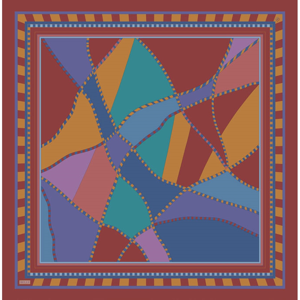 Belli Twill Saf İpek Eşarp - 2026-2027 Sonbahar-Kış 4419D (T)