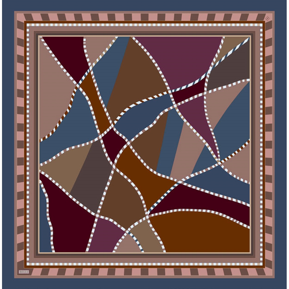 Belli Twill Saf İpek Eşarp - 2026-2027 Sonbahar-Kış 4419D (T)