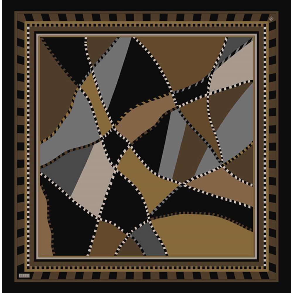 Belli Twill Saf İpek Eşarp - 2026-2027 Sonbahar-Kış 4419D (T)