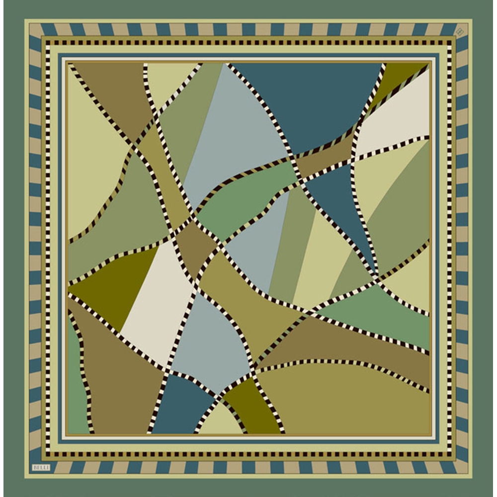 Belli Twill Saf İpek Eşarp - 2026-2027 Sonbahar-Kış 4419D (T)