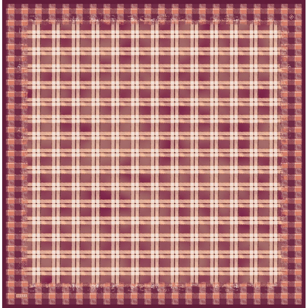 Belli Twill Saf İpek Eşarp - 2026-2027 Sonbahar-Kış 4421D (T)