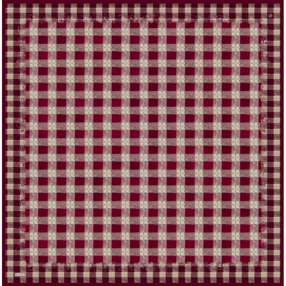 Belli Twill Saf İpek Eşarp - 2026-2027 Sonbahar-Kış 4421D (T)