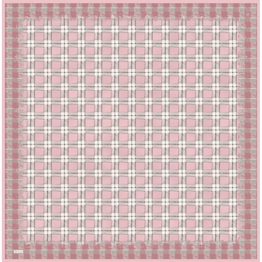 Belli Twill Saf İpek Eşarp - 2026-2027 Sonbahar-Kış 4421D (T)
