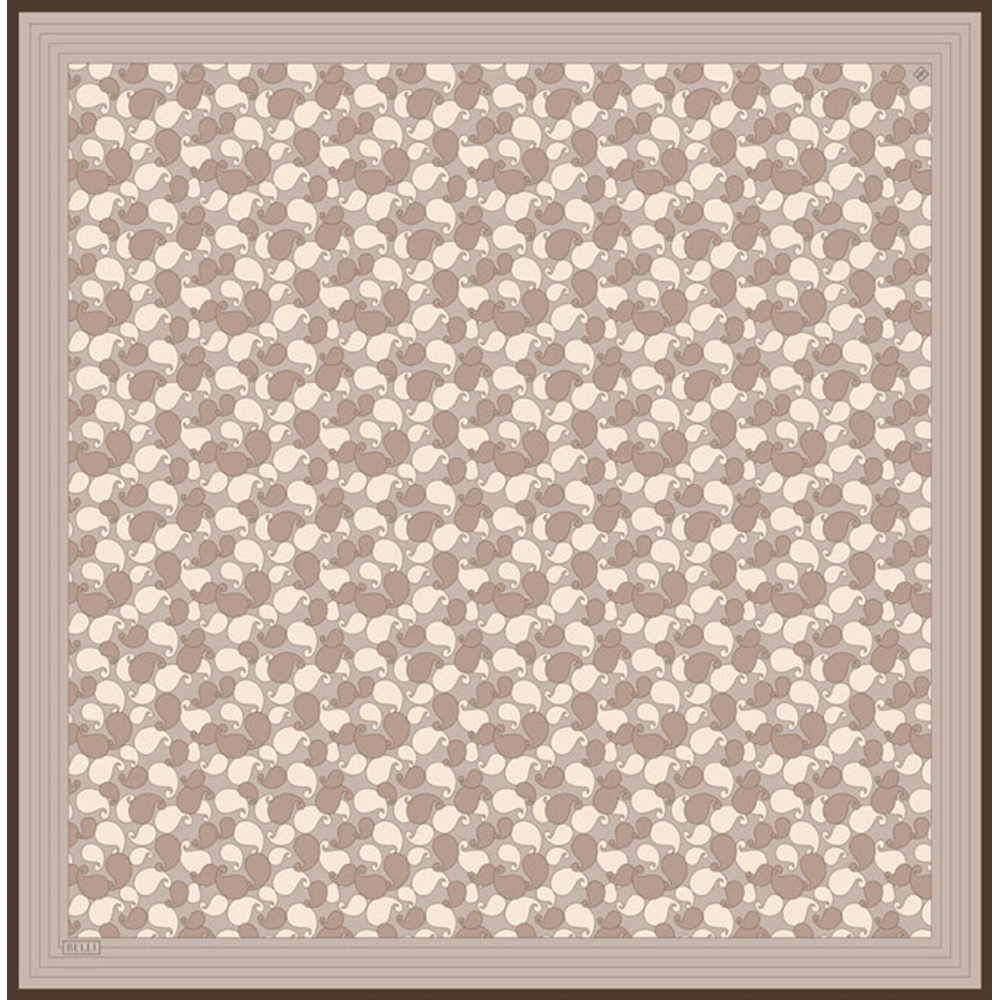 Belli Twill Saf İpek Eşarp - 2026-2027 Sonbahar-Kış 4422D (T)