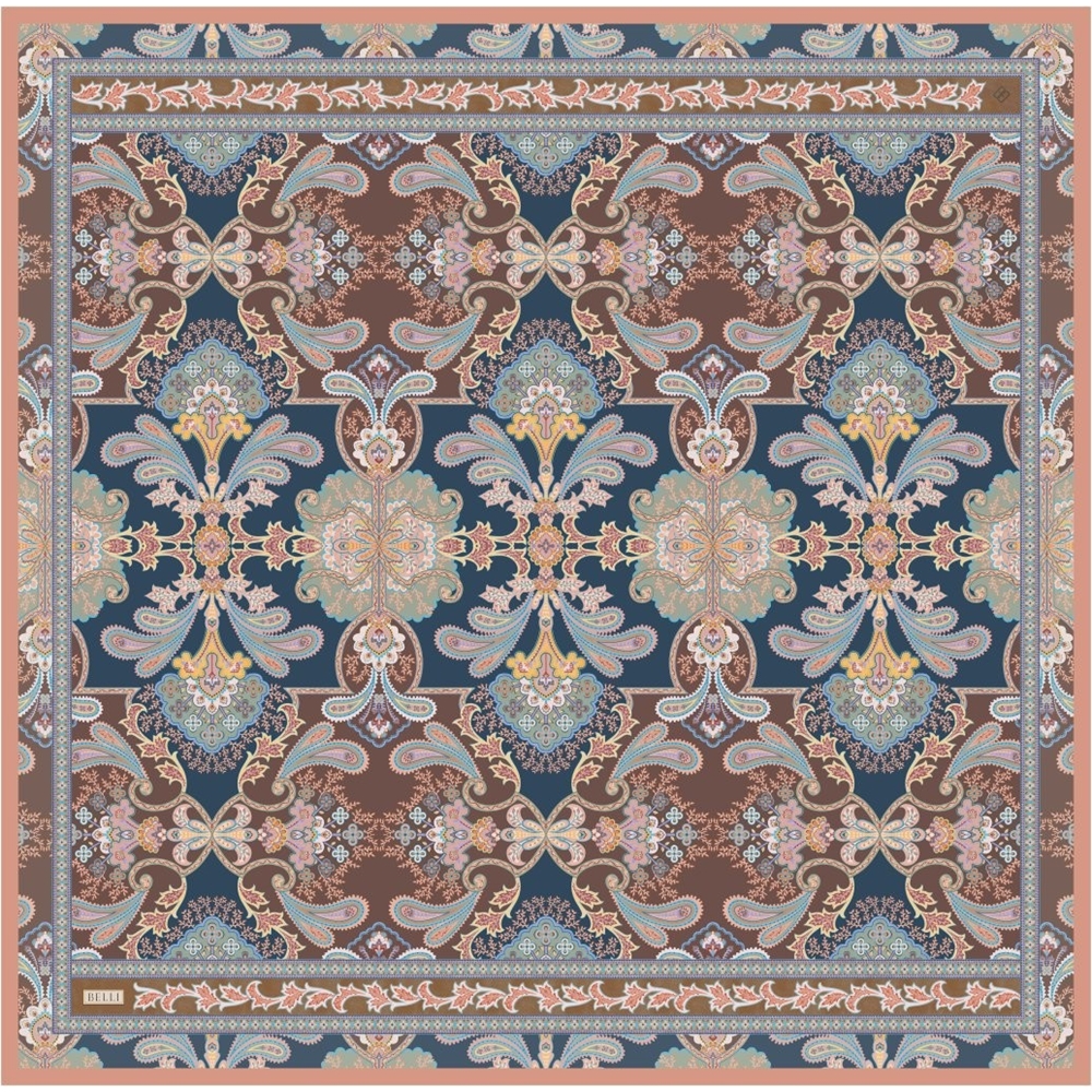 Belli Twill Saf İpek Eşarp 2026 Yaz Sezonu 4304D (T) - Renk-06