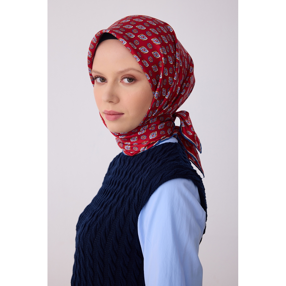 Belli Twill Saf İpek Eşarp 2026 Yaz Sezonu 4308D (T)