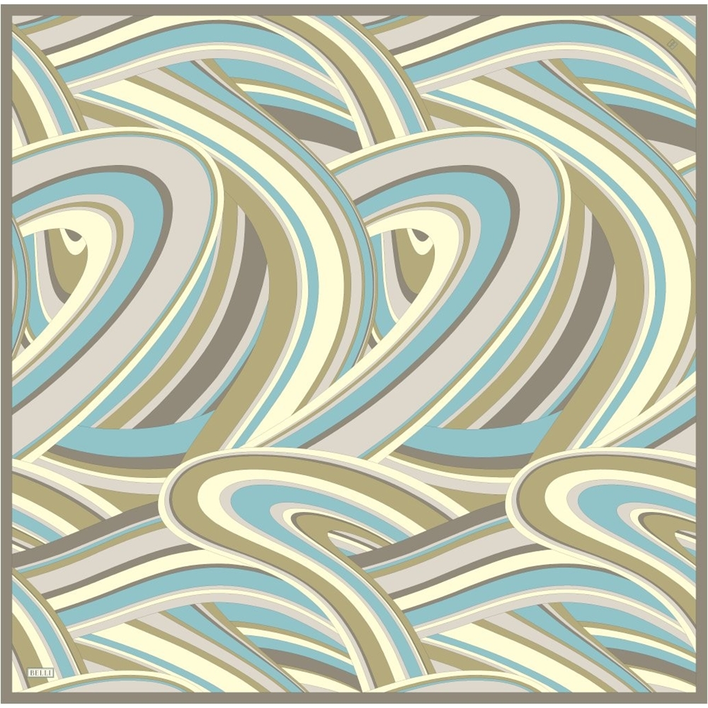 Belli Twill Saf İpek Eşarp 2026 Yaz Sezonu 4311D (T) - Renk-34