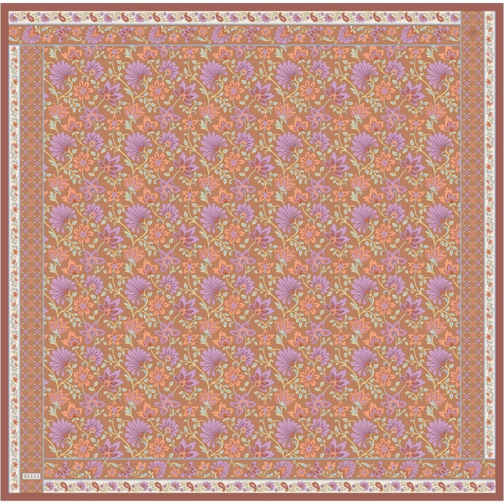Belli Twill Saf İpek Eşarp 2026 Yaz Sezonu 4314D (T) - Renk-31